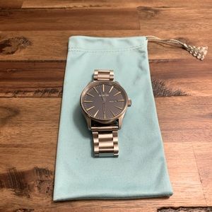 Nixon Watch: Nixon Sentry SS Navy/Brass/Steel